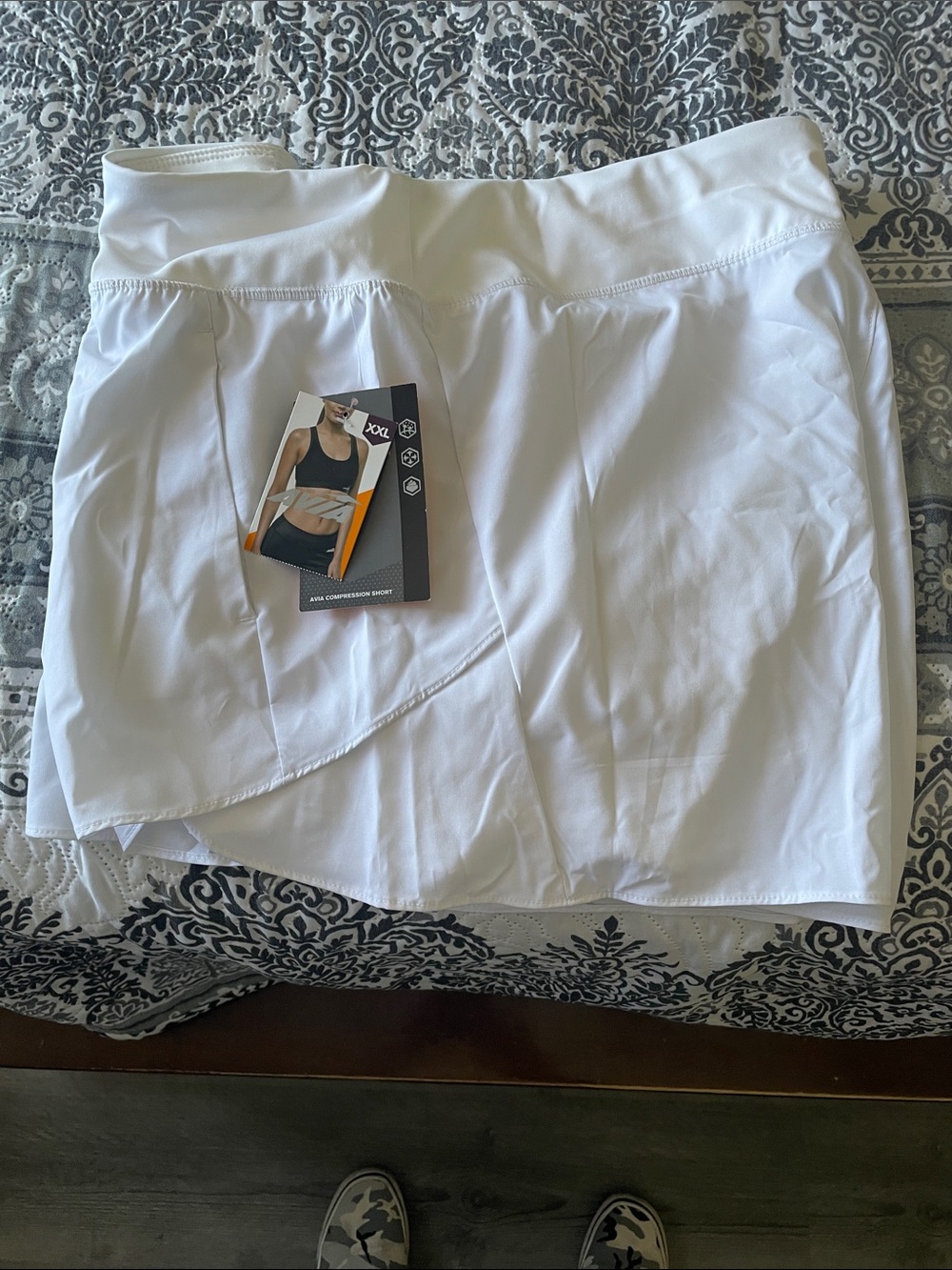 Avia White Women's Athletic Skort
